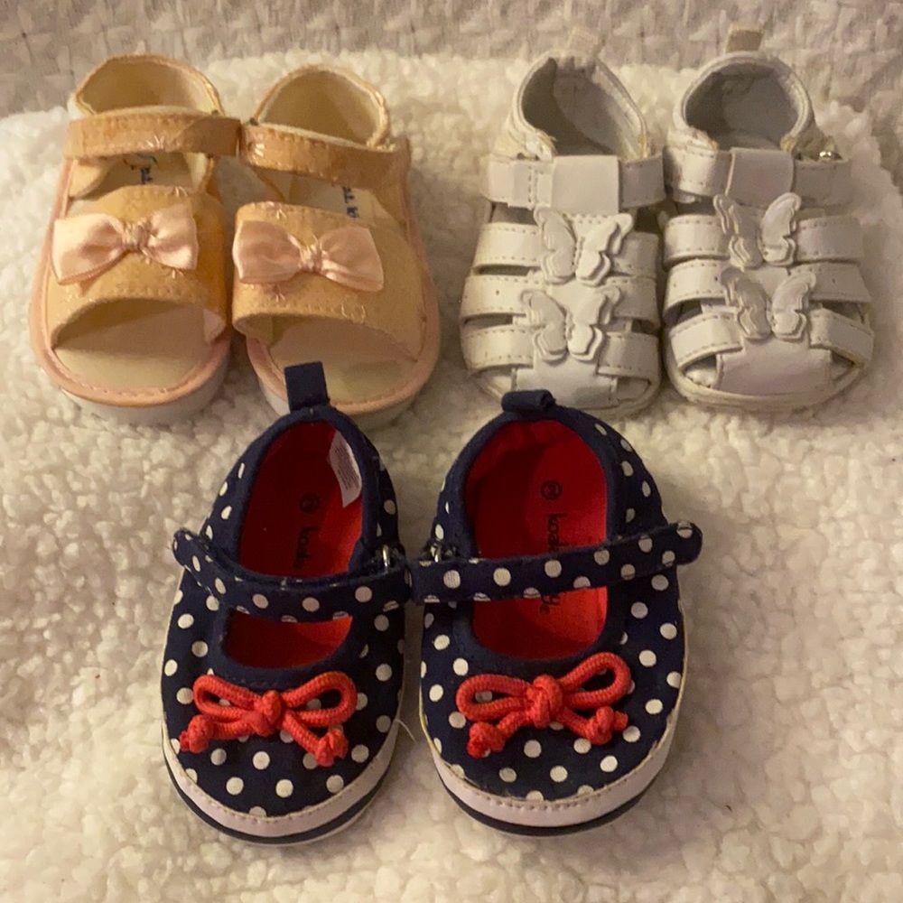 Size 2 Baby Girl Shoe Lot